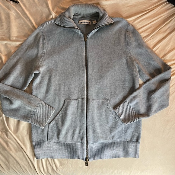 Express Men’s Zip Up Cardigan - Medium - Picture 1 of 2
